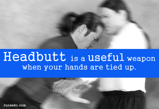 The head is a vulnerable target, yet a dangerous weapon in fight. 